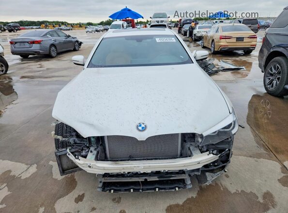 WBAJA9C55JB251516 2018 BMW 5 SERIES White Դիմացի տեսք