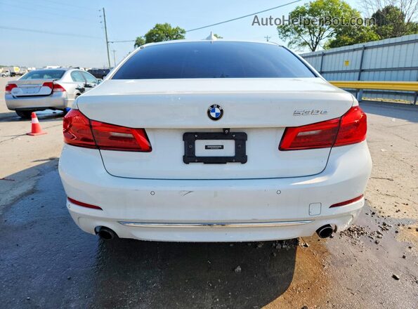 WBAJA9C56JB033908 2018 BMW 5 SERIES White უკანა ხედი