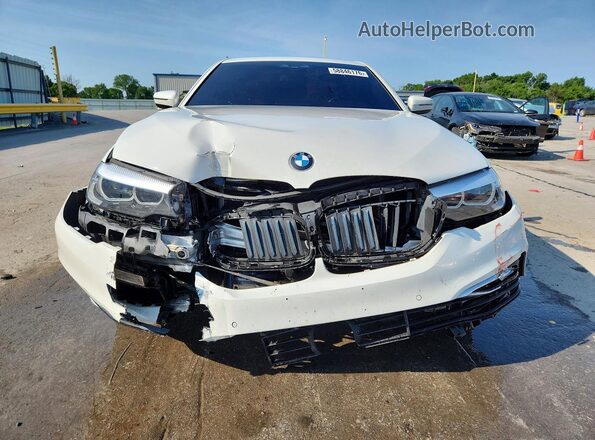 WBAJA9C56JB033908 2018 BMW 5 SERIES White წინა ხედი