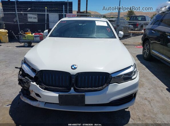 WBAJA9C57JB033514 2018 BMW 5 SERIES White Rear interior view