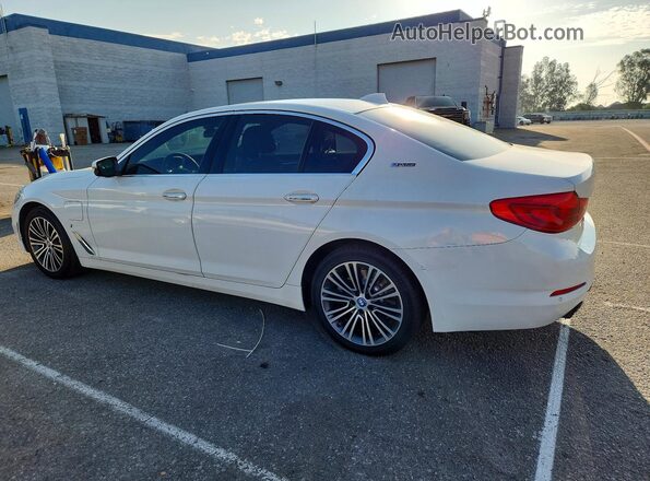 WBAJA9C57JB034260 2018 BMW 5 SERIES Белый Задняя левая четверть