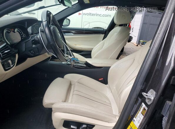 WBAJA9C57JG623280 2018 BMW 5 SERIES Gray Vista interior delantera