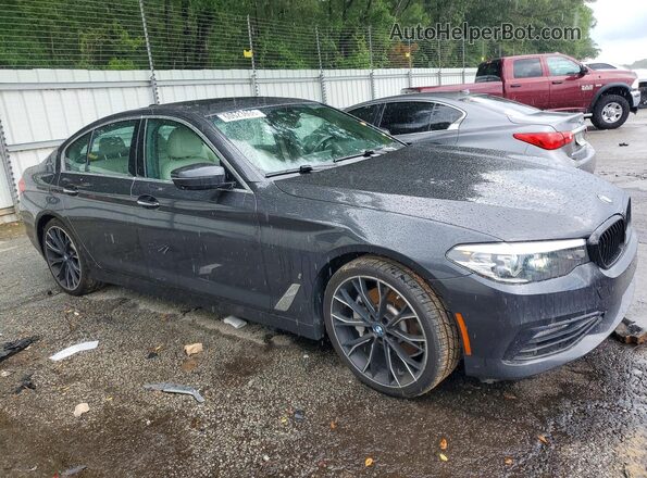WBAJA9C57JG623280 2018 BMW 5 SERIES Gray Delantero derecho