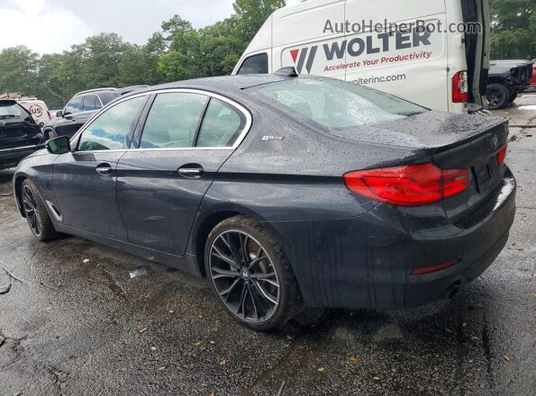 WBAJA9C57JG623280 2018 BMW 5 SERIES Gray Trasero izquierdo