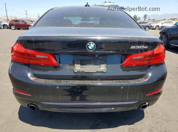 WBAJA9C57KB254290 2019 BMW 5 SERIES Black უკანა ხედი