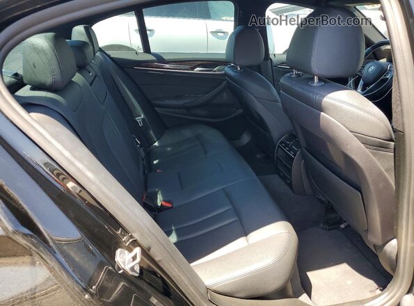 WBAJA9C57KB254290 2019 BMW 5 SERIES Black უკანა სავარძლების ხედი