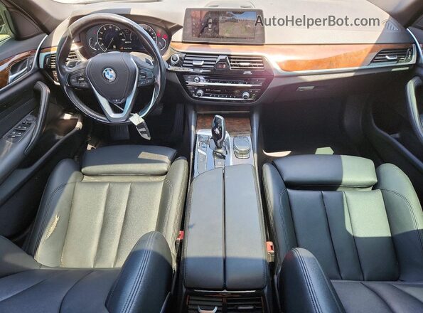 WBAJA9C58JB251302 2018 BMW 5 SERIES Черный Вид панели приборов