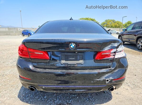 WBAJA9C58JB251302 2018 BMW 5 SERIES Черный Вид сзади