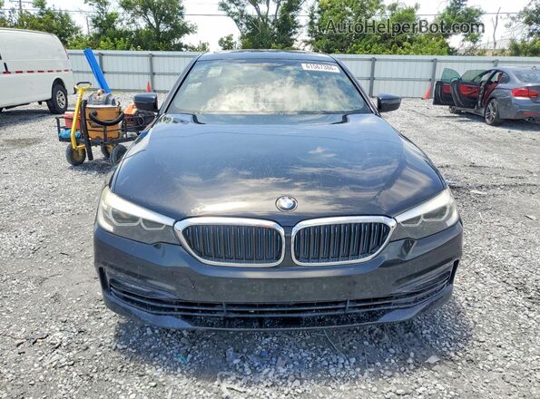 WBAJA9C59JB034373 2018 BMW 5 SERIES Black Вид спереду