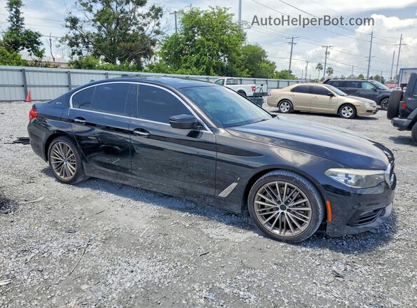 WBAJA9C59JB034373 2018 BMW 5 SERIES Black Передня права чверть