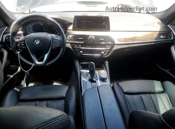 WBAJA9C59JB034373 2018 BMW 5 SERIES Black Вид панелі приладів