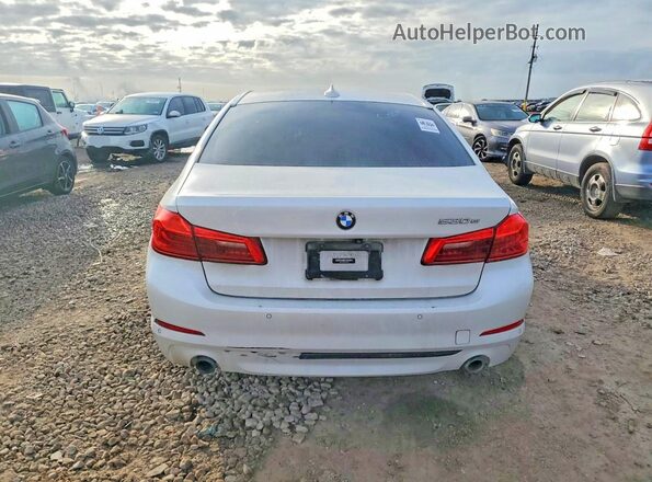 WBAJA9C59KB389769 2019 BMW 5 SERIES White უკანა ხედი