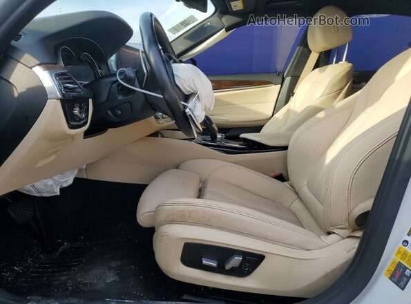 WBAJA9C59KB389769 2019 BMW 5 SERIES White წინა სალონის ხედი
