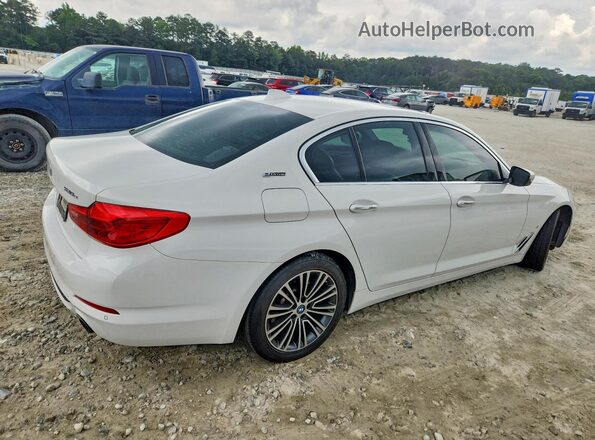 WBAJA9C5XJB032745 2018 BMW 5 SERIES White Задня права чверть