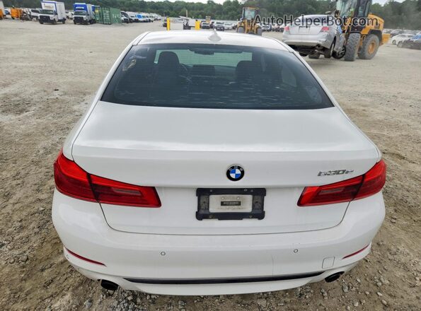 WBAJA9C5XJB032745 2018 BMW 5 SERIES White Вид ззаду