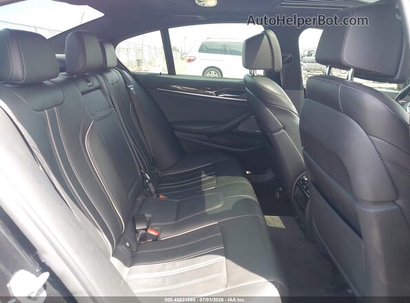 WBAJA9C5XKB254655 2019 BMW 5 SERIES Black VIN კოდის სტიკერის ხედი