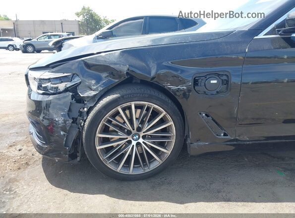 WBAJA9C5XKB254655 2019 BMW 5 SERIES Black წინა ხედი