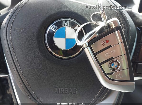 WBAJA9C5XKB254655 2019 BMW 5 SERIES Black წინა პანელის ხედი