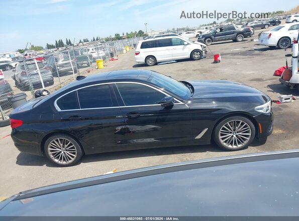 WBAJA9C5XKB254655 2019 BMW 5 SERIES Black უკანა სალონის ხედი