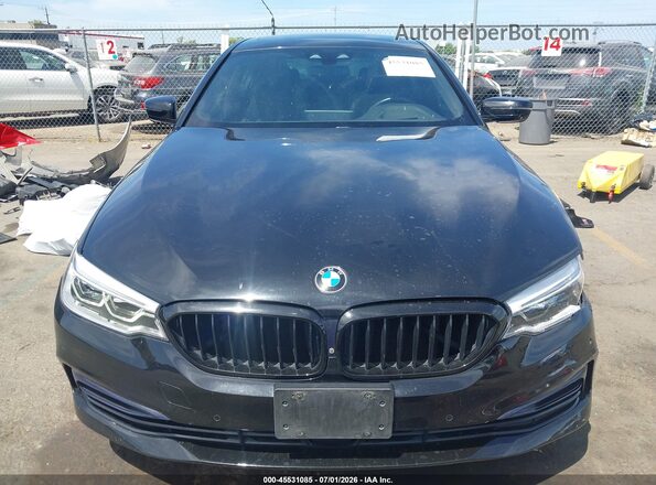 WBAJA9C5XKB254655 2019 BMW 5 SERIES Black ხელსაწყოთა პანელის ხედი