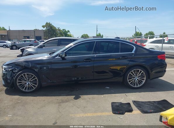 WBAJA9C5XKB254655 2019 BMW 5 SERIES Black სალონის 360-გრადუსიანი ხედი