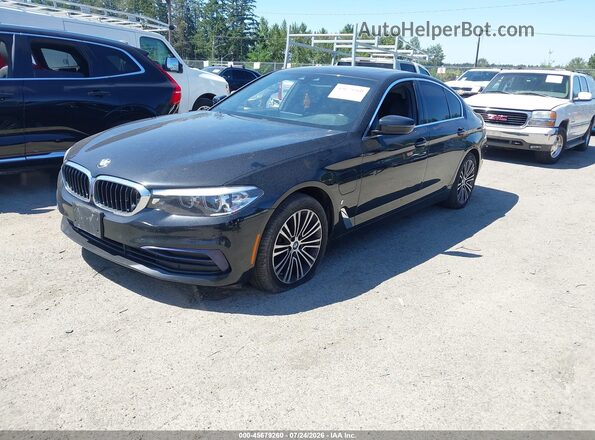 WBAJB1C51KB375363 2019 BMW 5 SERIES Black Передня ліва чверть