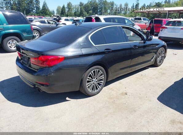 WBAJB1C51KB375363 2019 BMW 5 SERIES Black Задня права чверть