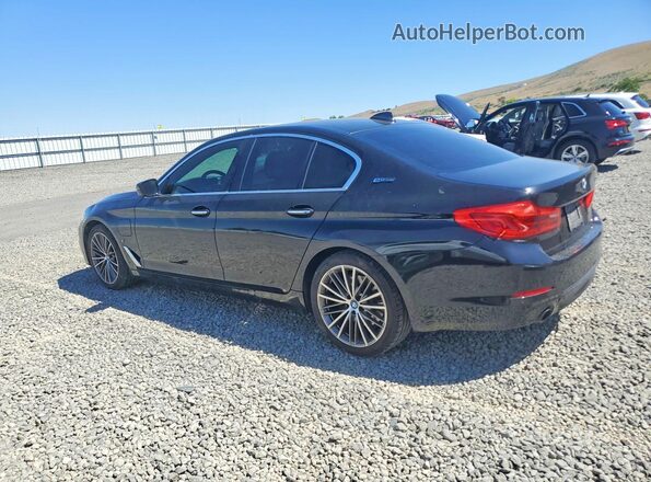 WBAJB1C52JG624111 2018 BMW 5 SERIES Black Trasero izquierdo