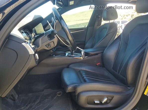 WBAJB1C52JG624111 2018 BMW 5 SERIES Black Vista interior delantera