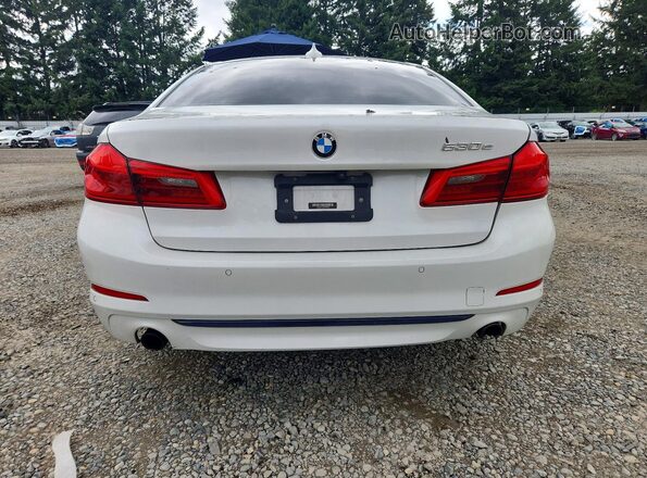 WBAJB1C53JB085446 2018 BMW 5 SERIES White Հետևի տեսք