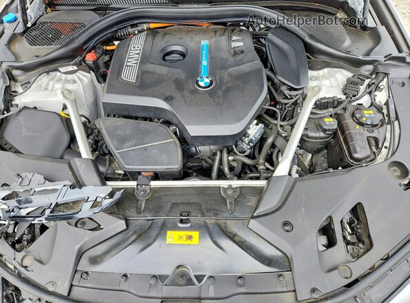 WBAJB1C53JB085446 2018 BMW 5 SERIES White Սալոնի հետևի տեսք