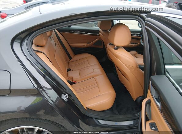 WBAJB1C53KB376630 2019 BMW 5 SERIES Gray Widok naklejki z numerem VIN