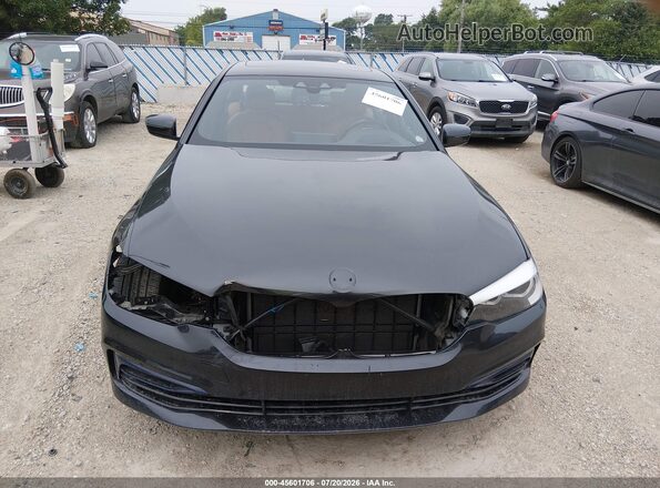 WBAJB1C53KB376630 2019 BMW 5 SERIES Gray Widok zestawu wskaźników