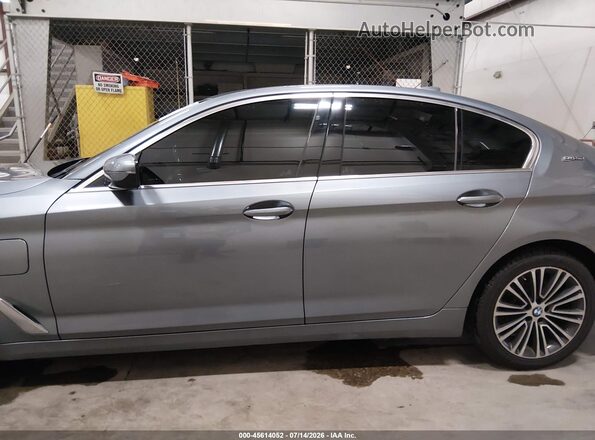 WBAJB1C54KB376913 2019 BMW 5 SERIES Silver წინა ხედი
