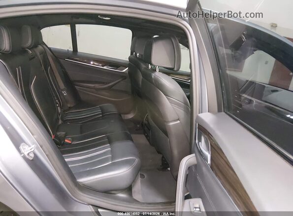 WBAJB1C54KB376913 2019 BMW 5 SERIES Silver VIN კოდის სტიკერის ხედი