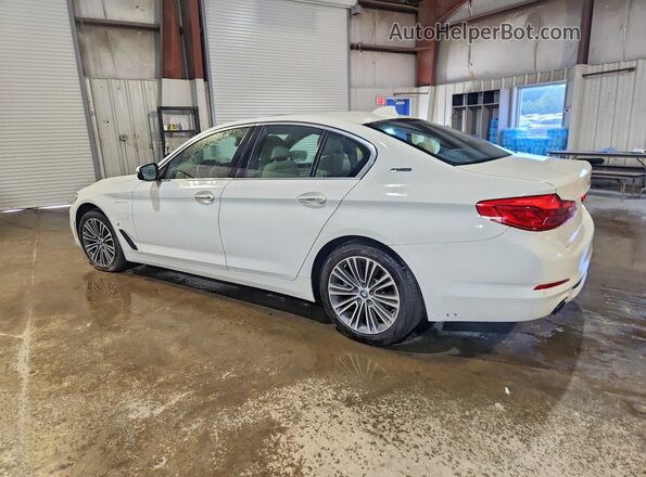 WBAJB1C55JB083990 2018 BMW 5 SERIES Белый Задняя левая четверть
