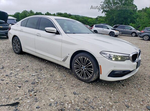 WBAJB1C56JG624211 2018 BMW 5 SERIES Белый Передняя правая четверть