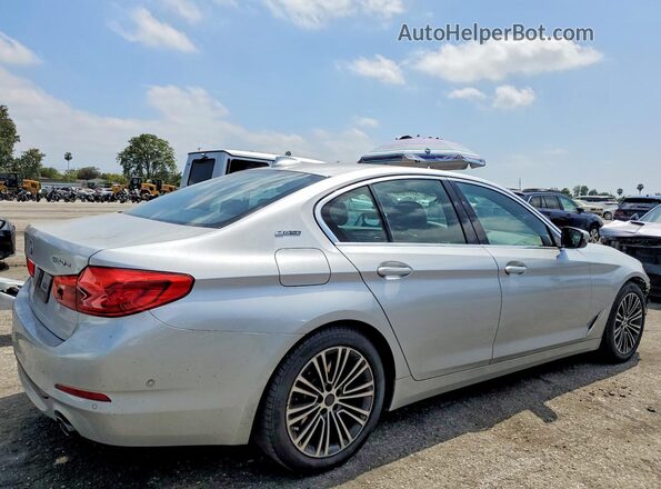 WBAJB1C56KB376248 2019 BMW 5 SERIES Silver Հետևի աջ