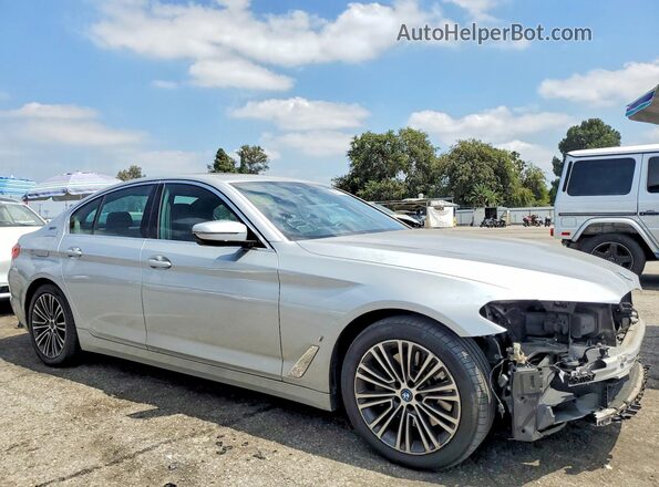 WBAJB1C56KB376248 2019 BMW 5 SERIES Silver Առջևի աջ