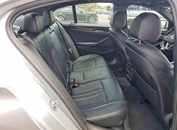 WBAJB1C56KB376248 2019 BMW 5 SERIES Silver Հետևի նստատեղերի տեսք