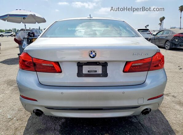 WBAJB1C56KB376248 2019 BMW 5 SERIES Silver Հետևի տեսք