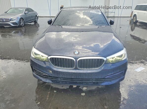 WBAJB1C5XJB084780 2018 BMW 5 SERIES Синий Вид спереди