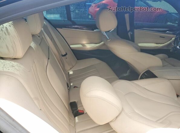 WBAJB1C5XJB084780 2018 BMW 5 SERIES Синий Вид задних сидений