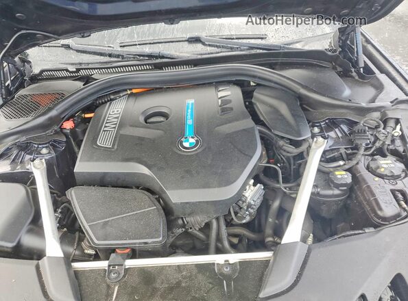 WBAJB1C5XJB084780 2018 BMW 5 SERIES Синий Вид задней части салона