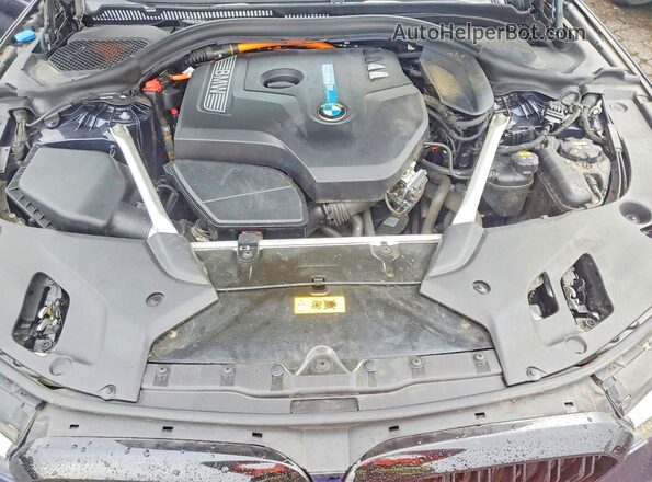 WBAJB1C5XKB375586 2019 BMW 5 SERIES Blue Widok wnętrza z tyłu