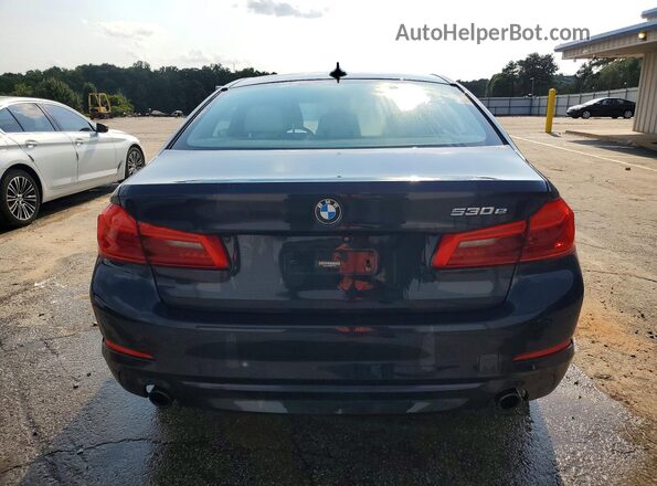 WBAJB1C5XKB375586 2019 BMW 5 SERIES Blue Widok z tyłu