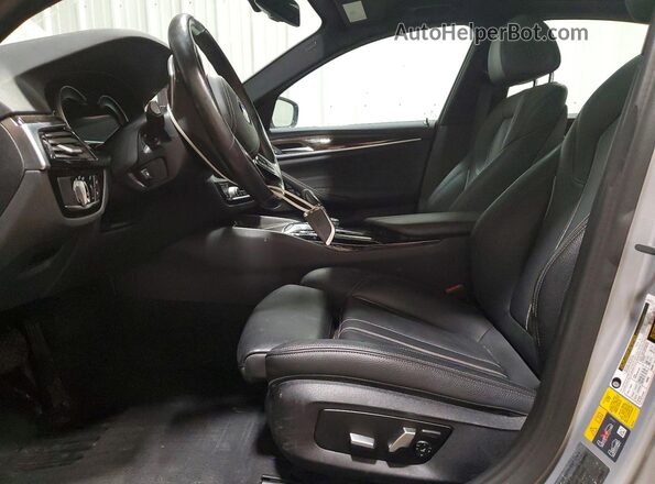 WBAJB1C5XKB376270 2019 BMW 5 SERIES Silver Vista interior delantera