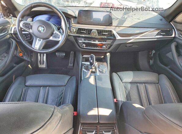 WBAJB9C50KB464629 2019 BMW M5 Black Dashboard view