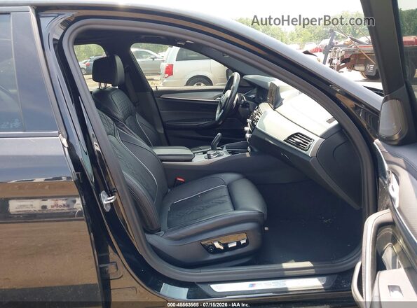 WBAJB9C52KB464597 2019 BMW 5 SERIES Black Սալոնի դիմացի տեսք