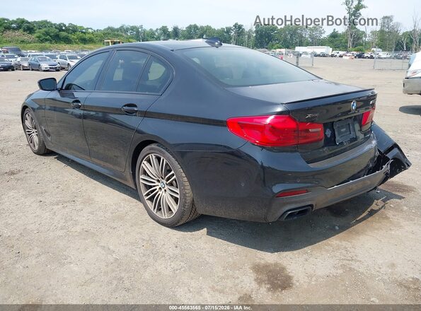 WBAJB9C52KB464597 2019 BMW 5 SERIES Black Հետևի ձախ